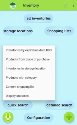 Inventory and Shopping list android App screenshot 2